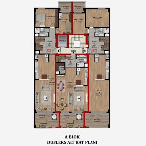 A Blok Dubleks Alt Kat