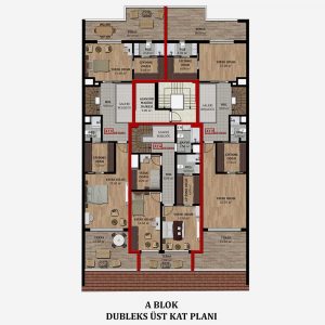 A Blok Dubleks Üst Kat